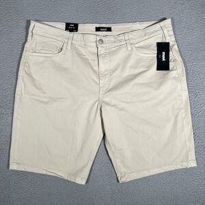 Mavi Shorts Mens 42 Stone Twill John 5 Pocket Chino Straight Fit Casual Logo NWT
